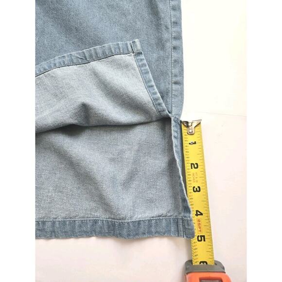 Vintage Passion-I EUC Route 66 Short Sleeve Denim Women Shirt Hot Rod Medium - Picture 6 of 11